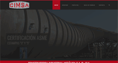 Desktop Screenshot of cimsaconstructora.com